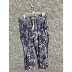 Lululemon Womens Ready To Rulu Jogger Pants Size 14 Cropped Drawstring Pockets